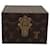 Estojo de joias Louis Vuitton Marrom Lona  ref.2018899