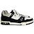 Twist Louis Vuitton LV Trainer in pelle nera e bianca Nero