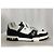 Twist Louis Vuitton LV Trainer in pelle nera e bianca Nero - vista 10