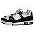 Twist Louis Vuitton LV Trainer in pelle nera e bianca Nero - vista 4