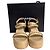 Timeless Chanel Sandali a piattaforma con catena in pelle di agnello beige - vista 7