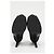 Stuart Weitzman Peep-Toe Pumps in Black Glitter - view 13