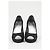 Stuart Weitzman Peep-Toe Pumps in Black Glitter - view 9