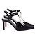 J.CREW Tacchi T.US 7 Tessuto Nero - vista 2