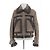 Abrigos ALL SAINTS T.International M Cuero Castaño