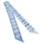 Hermès Hermes GALONS ET BRANDEBOURG Twilly Scarf White Silk  ref.2019407