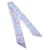 Hermès Hermes BOLDUC AU CARRE Twilly Scarf Blue Silk  ref.2019493