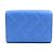 Chanel Blue Caviar Leather Tri-fold Wallet - view 2