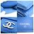 Chanel Blue Caviar Leather Tri-fold Wallet - view 4