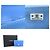 Chanel Blue Caviar Leather Tri-fold Wallet - view 5