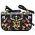 Borsa a tracolla Alexander McQueen Insignia nera in pelle Nero