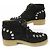 NUOVE STIVALI CHRISTIAN LOUBOUTIN GIANT SPIKES 44 IN CAMOSCIO - vista 2