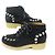 NUOVE STIVALI CHRISTIAN LOUBOUTIN GIANT SPIKES 44 IN CAMOSCIO - vista 3