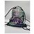 Balenciaga Bazar Graffiti Drawstring Backpack Black - view 2