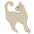 Tiffany & Co Spilla in argento e oro con motivo di gatto Tiffany