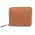 Monedero compacto B de seda Azap de Hermès Dorado