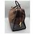 Loewe Borsa in suede Amazona Marrone Marrone scuro - vista 3