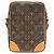 Borsa a Spalla Monogram Danube di Louis Vuitton Marrone Monogramma - vista 3