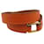 Bracciale in pelle Swift stampato U Rival Double Tour di Hermès Arancione  - vista 3