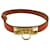 Bracciale in pelle Swift stampato U Rival Double Tour di Hermès Arancione  - vista 4