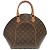 Borsa a mano Monogram Ellipse MM Louis Vuitton Marrone - vista 3
