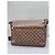 Borsa Louis Vuitton Damier Mervil Marrone Pelle - vista 4