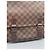 Borsa Louis Vuitton Damier Mervil Marrone Pelle - vista 8