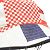 Cappello bucket reversibile Damier Flags Louis Vuitton Bianco Rosso Blu navy - vista 6