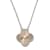 Van Cleef & Arpels Alhambra Pendant Necklace White gold Pink gold  ref.2020117
