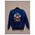 Saint Laurent Giacca bomber con ricamo Blu navy - vista 4