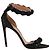 Sandali Alaïa Bombe in suede nero tacco 11 cm