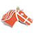 Hermès Hermes Gadlige Twilly Ring Silvery Orange Metal