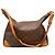 Borsa a mano Louis Vuitton Boulogne in pelle marrone