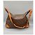 Borsa a mano Louis Vuitton Boulogne in pelle marrone - vista 2