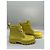 Stivaletti con lacci Bottega Veneta in gomma verde lime Verde scuro - vista 6