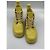 Stivaletti con lacci Bottega Veneta in gomma verde lime Verde scuro - vista 9