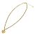 Collana in metallo dorato a forma di cuore Christian Dior D'oro - vista 4