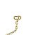 Collana in metallo dorato a forma di cuore Christian Dior D'oro - vista 6