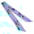 Foulard Twilly SPACE DERBY d'Hermès Soie Bleu  ref.2020587