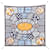 Écharpe JEU DE SOIE d'Hermès Bleu Orange  ref.2020591