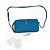 Burberry Borsa per fotocamera in blu ciano