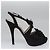 PRADA Tacchi alti Seta 37 1/2 Nero Auth ac3535 - vista 19