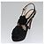 PRADA Tacchi alti Seta 37 1/2 Nero Auth ac3535 - vista 2