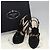 PRADA Tacchi alti Seta 37 1/2 Nero Auth ac3535 - vista 32