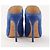 Sandali Mules Giuseppe Zanotti in Suede Blu Blu scuro - vista 2