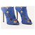Sandali Mules Giuseppe Zanotti in Suede Blu Blu scuro - vista 3