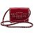 Borsa a mano Valentino Garavani Rockstud in pelle rossa Rosso