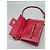 Borsa a mano Valentino Garavani Rockstud in pelle rossa Rosso - vista 10