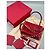 Borsa a mano Valentino Garavani Rockstud in pelle rossa Rosso - vista 2