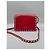 Borsa a mano Valentino Garavani Rockstud in pelle rossa Rosso - vista 4